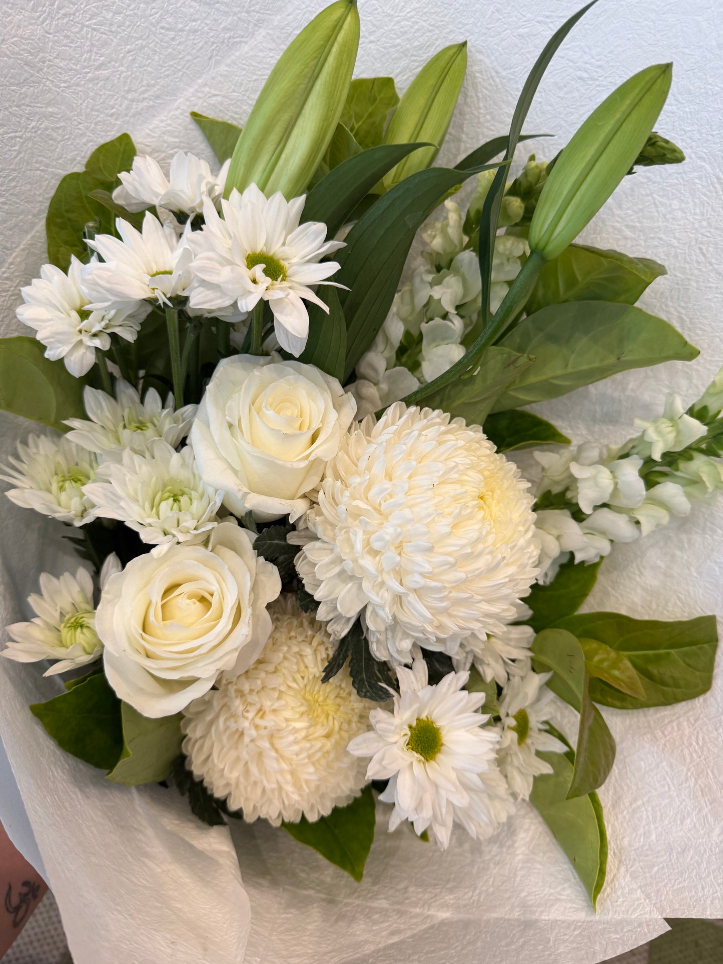 The Simply White Bouquet